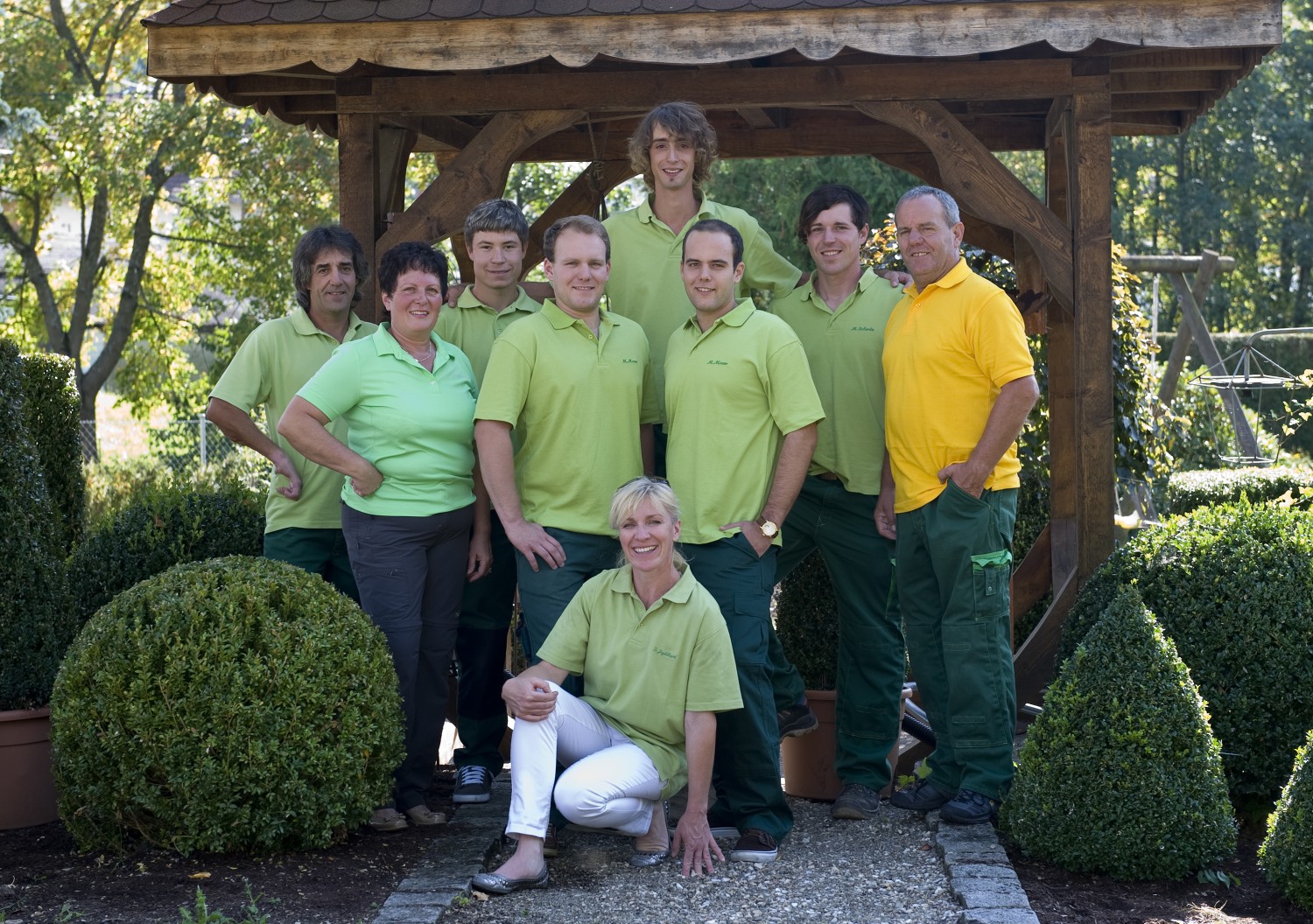 Das Team von Hagg-Moser Garten- und Landschaftsbau