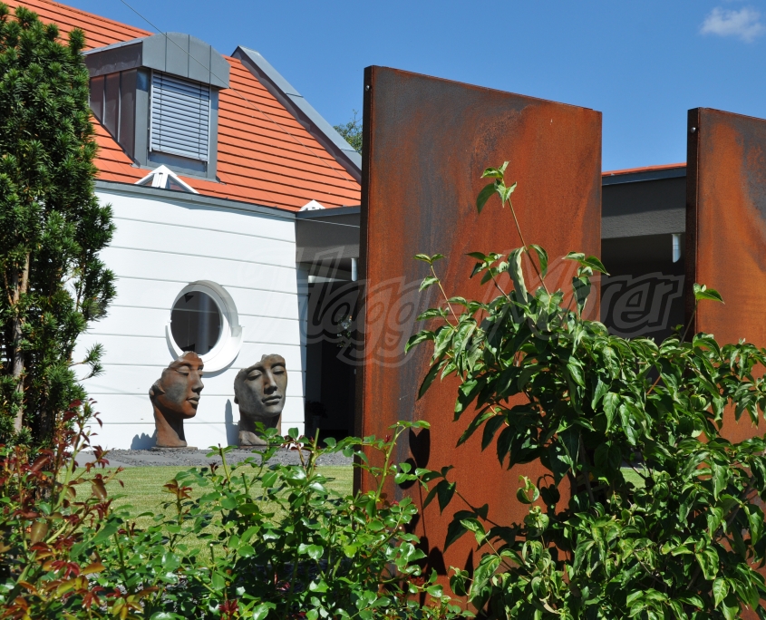 Cortenstahl HaggMoser Garten und Landschaftsbau, Albstadt